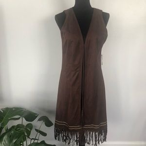 NWT festival longline vest